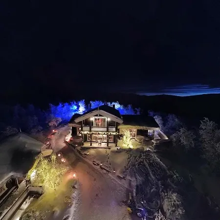 Saana Aurora Panorama Ferienhaus Kilpisjärvi