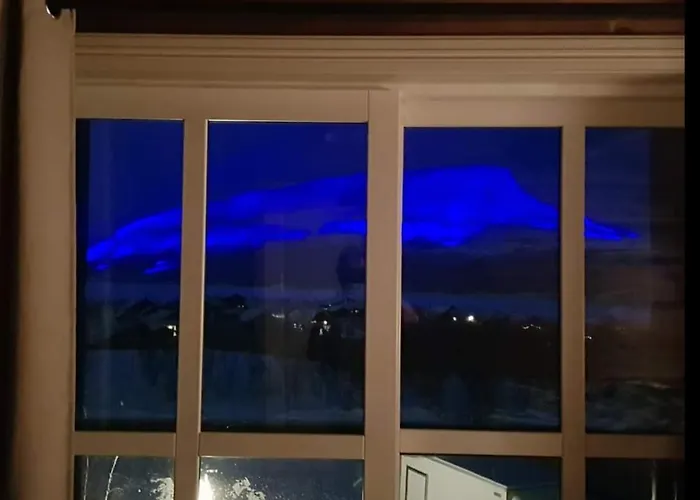 Saana Aurora Panorama Kilpisjärvi